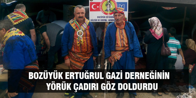 BOZÜYÜK ERTUĞRUL GAZİ DERNEĞİNİN YÖRÜK ÇADIRI GÖZ DOLDURDU