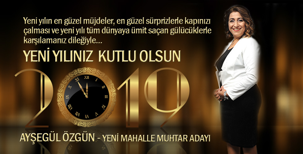 AYŞEGÜL ÖZGÜN YENİ YIL KUTLAMA