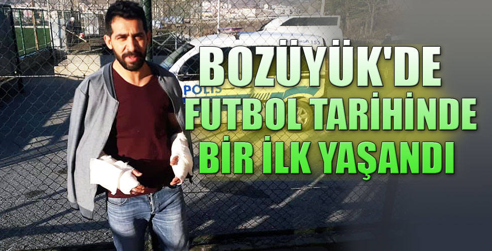 BOZÜYÜKDE FUTBOL TARİHİNDE BİR İLK YAŞANDI