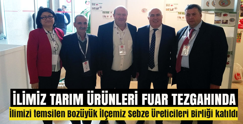 İLİMİZ TARIM ÜRÜNLERİ FUAR TEZGAHINDA