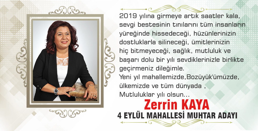 ZERRİN KAYA YENİ YIL KUTLAMA