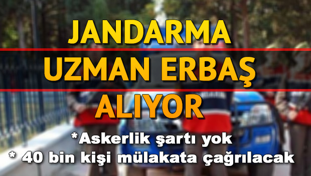 Jandarma Genel Komutanlığı 22 bin uzman erbaş alımı yapacak! Başvuru şartları neler?