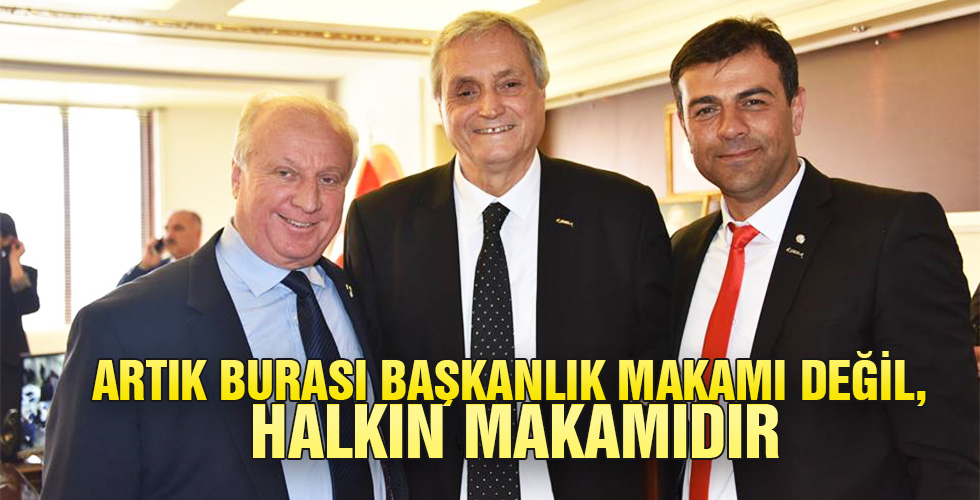 Artık burası Başkanlık Makamı değil Halkın makamıdır