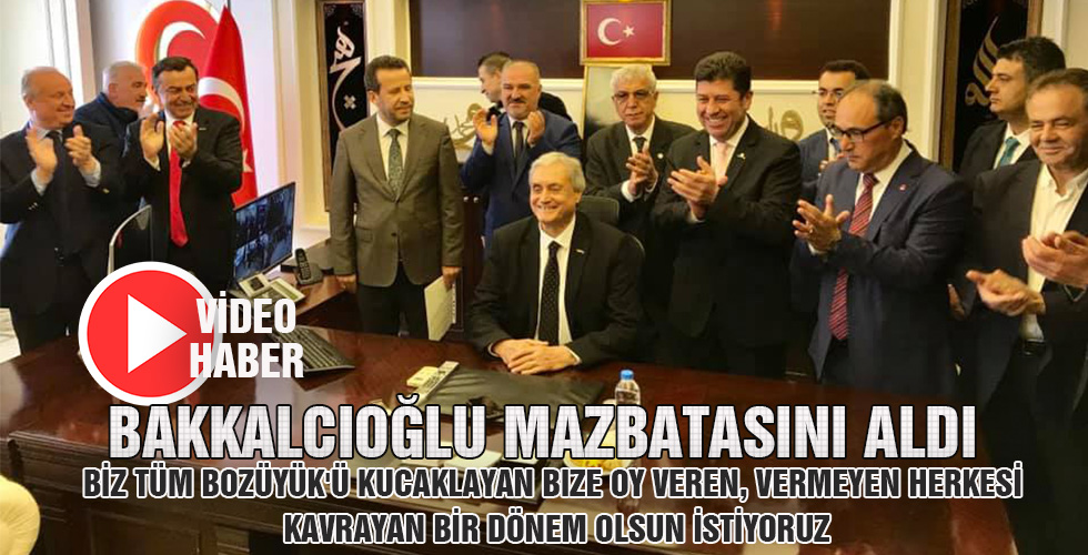 BAKKALCIOĞLU MAZBATASINI ALDI