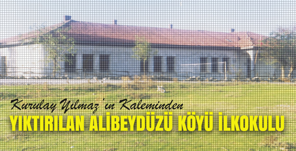 YIKTIRILAN ALİBEYDÜZÜ KÖYÜ İLKOKULU