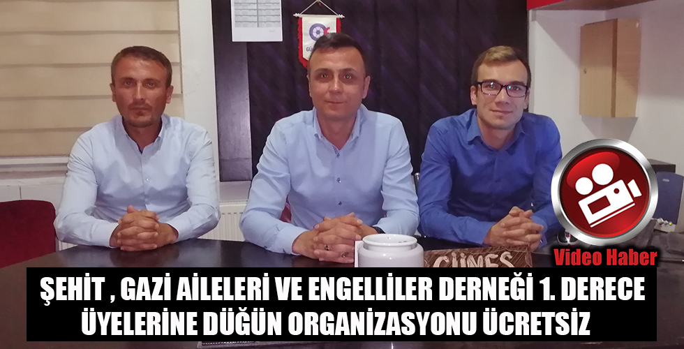 ÜYELERİNE DÜĞÜN ORGANİZASYONU ÜCRETSİZ