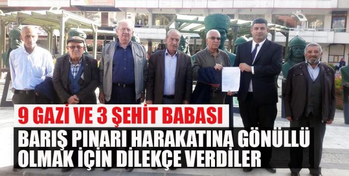 9 gazi ve 3 şehit babası