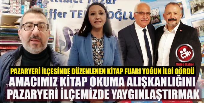 AMACIMIZ KİTAP OKUMA ALIŞKANLIĞINI PAZARYERİ İLÇEMİZDE YAYGINLAŞTIRMAK