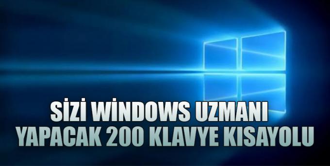 Sizi Windows Uzmanı Yapacak 200 Klavye Kısayolu