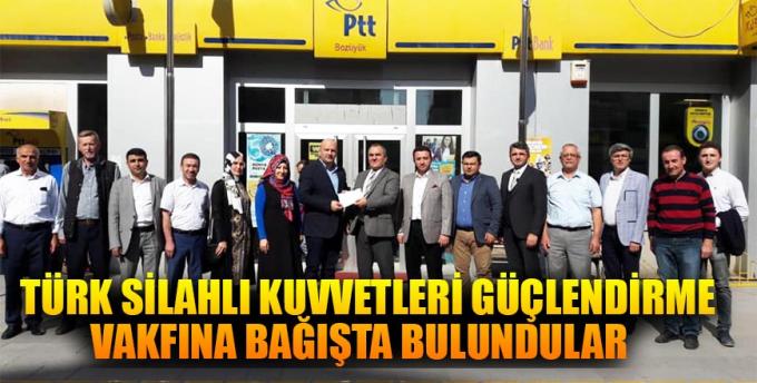 Türk Silahlı Kuvvetleri Güçlendirme Vakfına bağışta bulundular