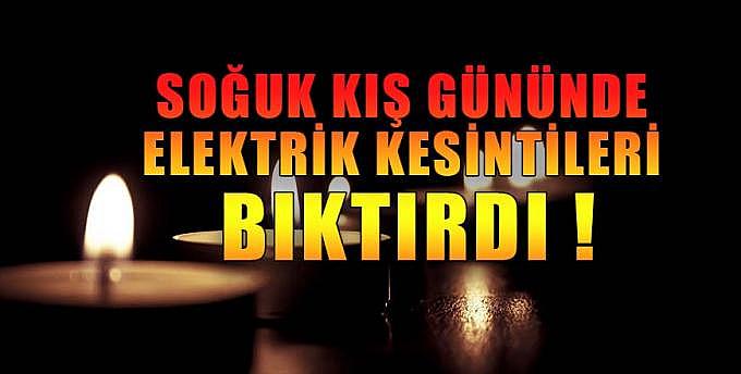 Bozüyük teki elektrik kesintileri bıktırdı