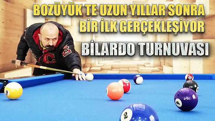 bozüyük te bilardo turnuvası