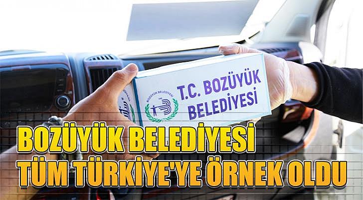 Bozüyük belediyesi tüm Türkiye ye örnek oldu