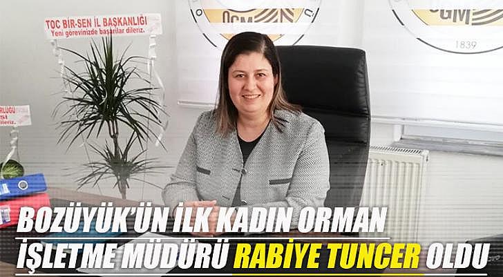 ilk kadın orman işletme müdürü Rabiye Tuncer oldu