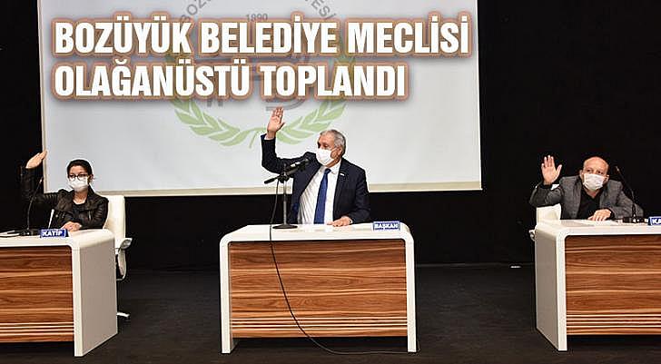 BELEDİYE MECLİSİMİZ OLAĞANÜSTÜ TOPLANDI