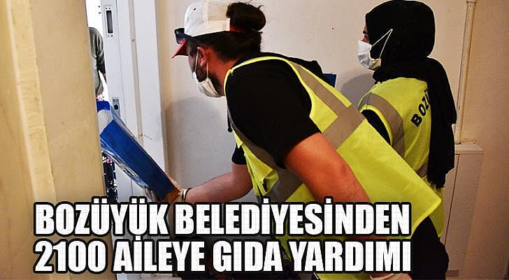 Bozüyük belediyesinden 2100 aileye gıda yardımı