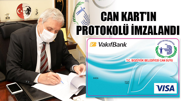 CAN KART’IN PROTOKOLÜ İMZALANDI