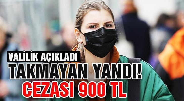 Takmayan yandı Cezası 900 TL