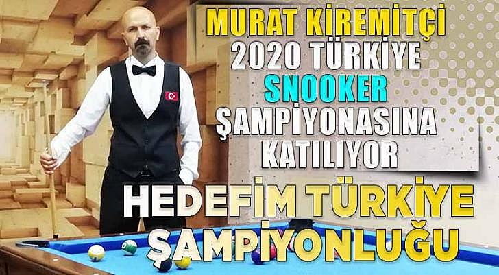 Murat Kiremitçi 2020 Türkiye snooker şampiyonasına katılıyor