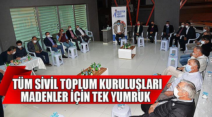 TÜM SİVİL TOPLUM KURULUŞLARI MADENLER İÇİN TEK YUMRUK