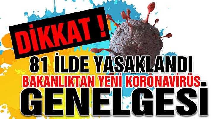 İçişleri nden yeni Korona Genelgesi