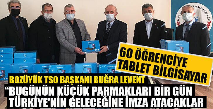 Bozüyük TSO dan 60 öğrenciye tablet bilgisayar