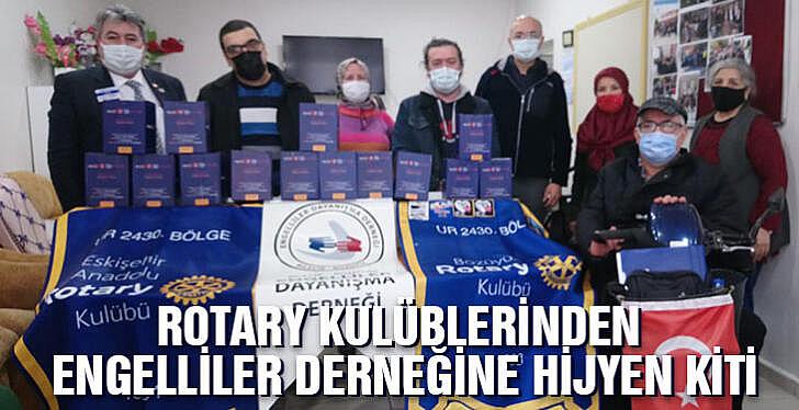 Rotary kulübünden engelliler derneğine hijyen kiti