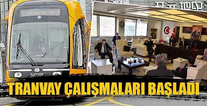 Tranvay çalışmaları başladı