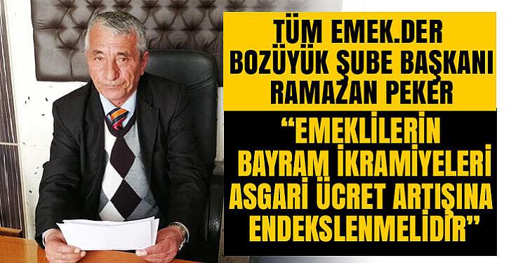 Emekliler bayram ikramiyelerini asgari ücret artışına endekslenmesini istiyor