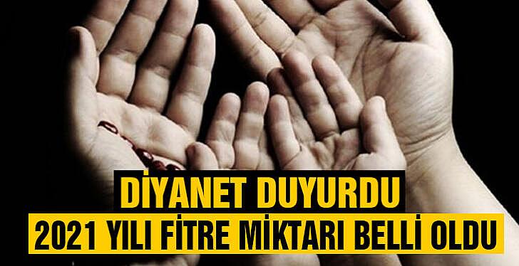 Ramazan ayı fitre miktarı belirlendi