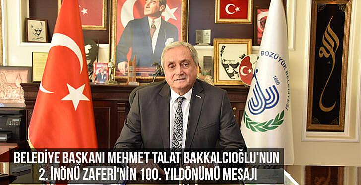 2 İnönü Zaferi nin 100 yıldönümü mesajı