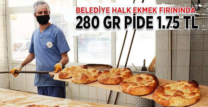 Belediye halk ekmek fırınında pide