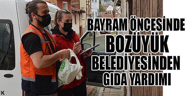 Bayram öncesinde Bozüyük Belediyesinden gıda yardımı Manşet