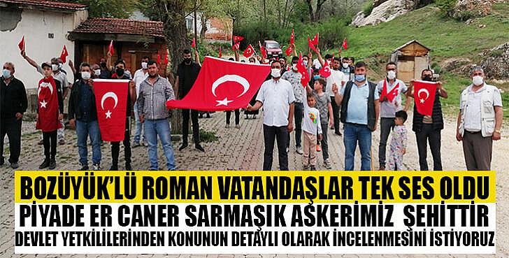 Bozüyük lü Roman vatandaşlar tek ses oldu