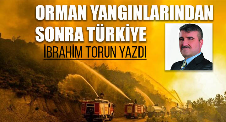 ORMAN YANGINLARINDAN SONRA TÜRKİYE