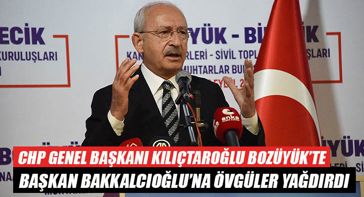 CHP Genel Başkanı Kılıçtaroğlu Bozüyük te