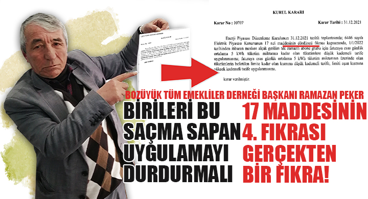 Birileri bu saçma sapan uygulamayı durdurmalı