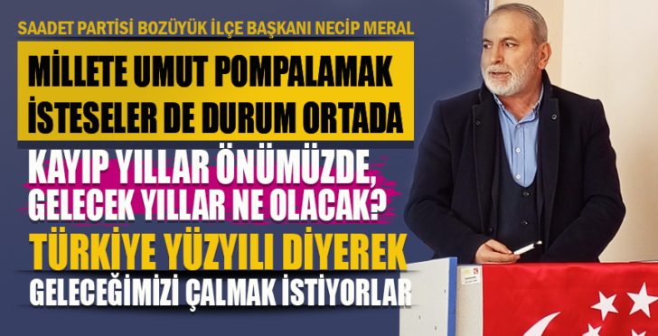 Kayıp yıllar önümüzde gelecek yıllar ne olacak