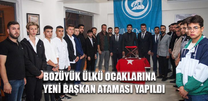 Bozüyük Ülkü Ocaklarına yeni başkan ataması yapıldı