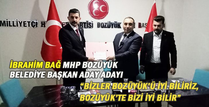 İbrahim Bağ Bizler Bozüyük ü iyi biliriz Bozüyük’te bizi iyi bilir