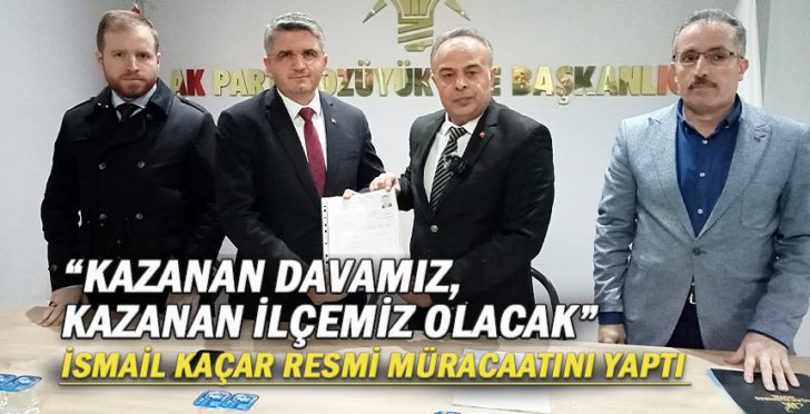 resmi müracaatını yaptı