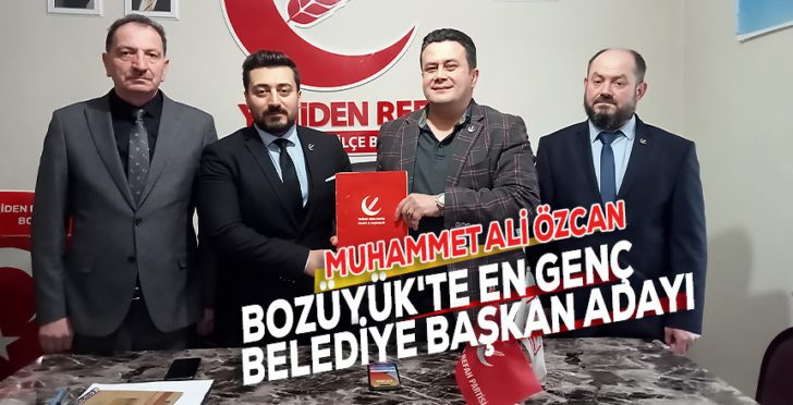 Bozüyük te en genç belediye başkan adayı Yeniden Refah Partisinden