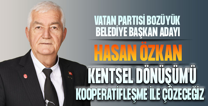 KENTSEL DÖNÜŞÜM'ü KOOPERATİFLEŞME İLE ÇÖZECEĞİZ